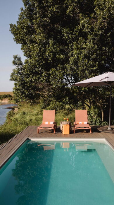 pool view at emboo camp, maasai mara, kenya - Yellow Zebra Safaris