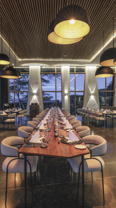 dining at serengeti explorer, tanzania - Yellow Zebra Safaris