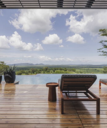 pool view at serengeti explorer, tanzania - Yellow Zebra Safaris