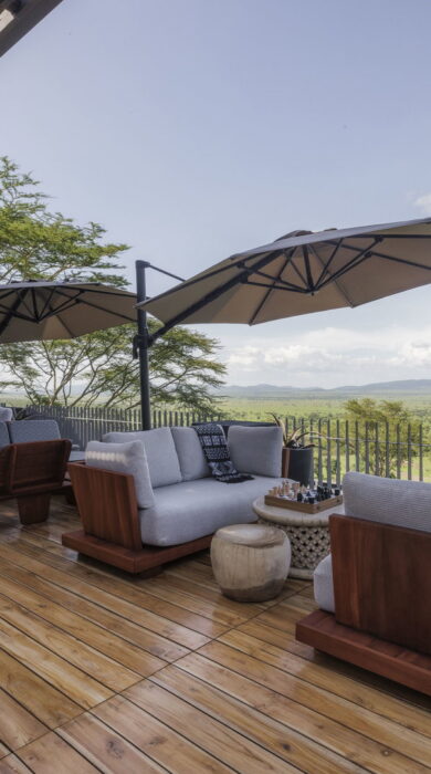 upper decking at serengeti explorer, tanzania - Yellow Zebra Safaris