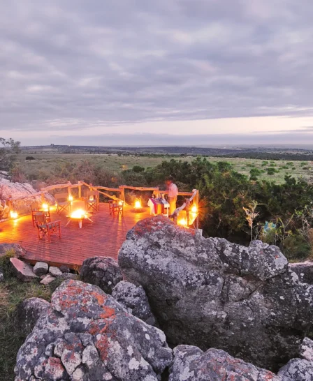 lookout point, explorer camp, eastern cape safaris