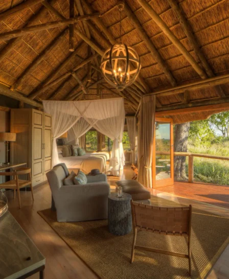 Room View, Moremi Camp, Moremi Game Reserve, Botswana