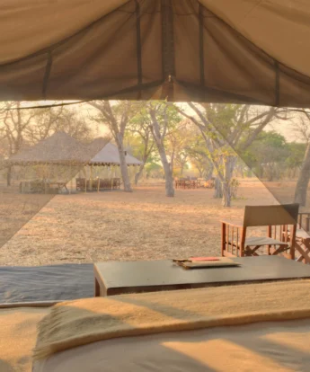 &Beyond Chobe Under Canvas bed room