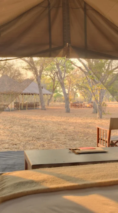 &Beyond Chobe Under Canvas bed room