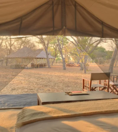 &Beyond Chobe Under Canvas bed room