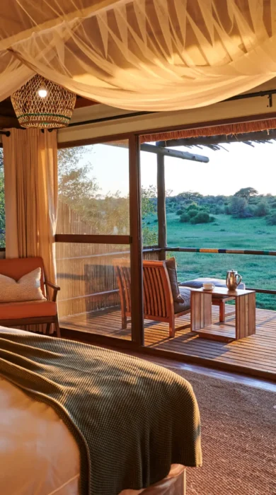 Room View, Leroo La Tau, Makgadikgadi Salt Pans, Botswana