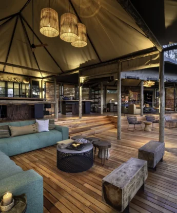Lounge, Khwai Lediba, Khwai, Botswana