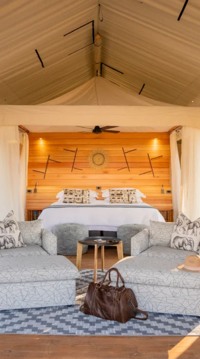 open bedroom, 4 rivers, okavango delta, botswana
