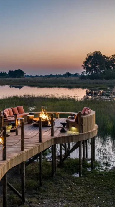 Firepit View, North Island Okavango, Botswana