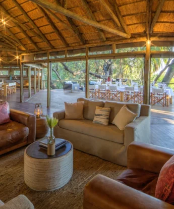 Lounge, Setari Camp, Okavango Delta, Botswana