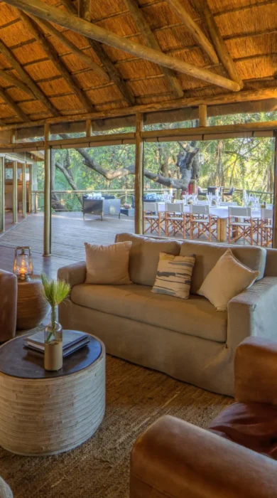 Lounge, Setari Camp, Okavango Delta, Botswana