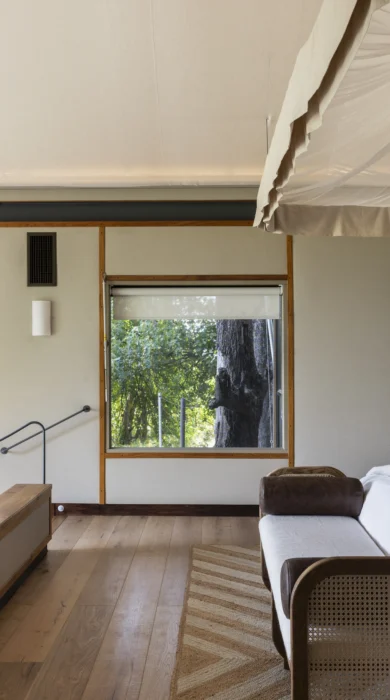 Bedroom Side, Wilderness Chitabe, Okavango Delta, Botswana