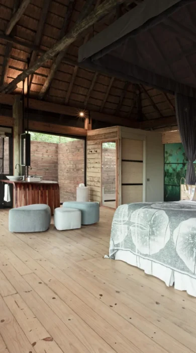 main bedroom,vumbura plains, okavango delta, botswana