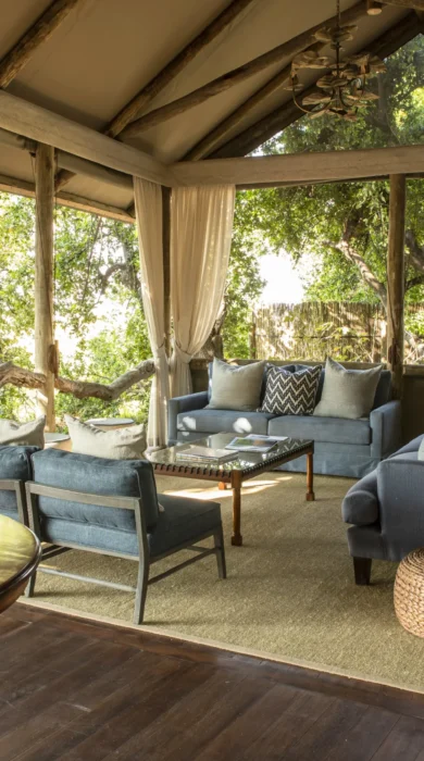 Lounge Shinde Okavango Delta Botswana Yellow Zebra Safaris