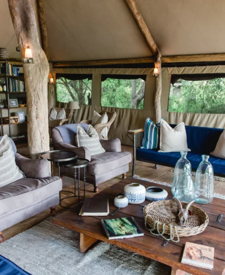 Sango safari main living room Botswana