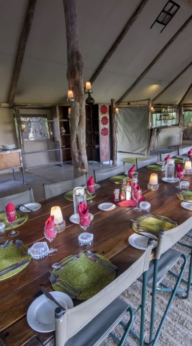 Sango safari main living room Botswana