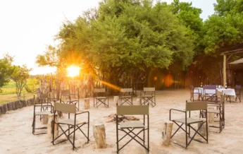 Sango outdoor bonfire Botswana