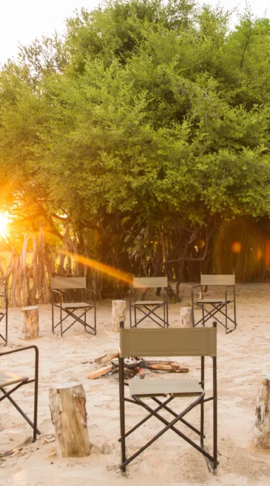 Sango outdoor bonfire Botswana