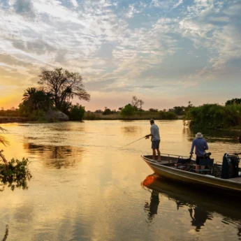 Fishing, Nxamaseri Island Lodge, Okavango Delta, Botswana