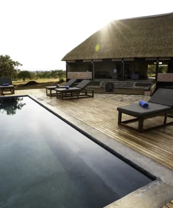 swimming pool mandhari lodge tanzania yellow zebra safaris