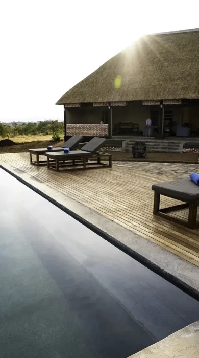 swimming pool mandhari lodge tanzania yellow zebra safaris
