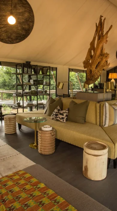 machaba safaris gomoti camp living room