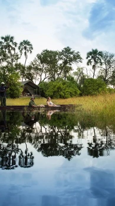 machaba safaris gomoti camp lake