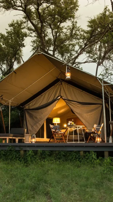 machaba safaris gomoti camp outside room