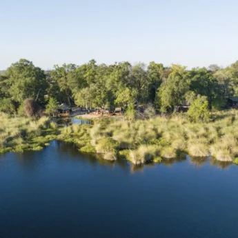 aerial view, shinde footsteps, okavango delta, botswana