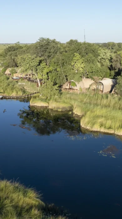 River, Okuti Camp, Moremi Game Reserve, Botswana