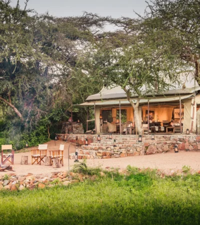 Mwiba Tented Camp main area