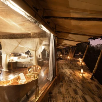 Bath, Zarafa Camp, Okavango Delta, Botswana