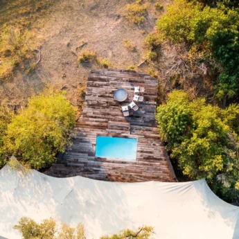 Pool, Zarafa Camp, Okavango Delta, Botswana