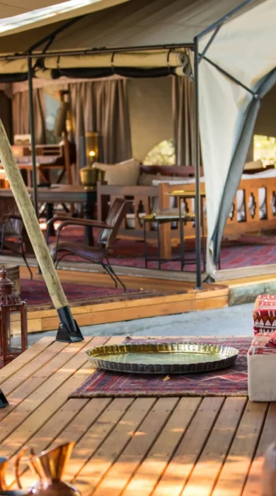 Main Area, Selinda Explorers, Linyanti, Botswana