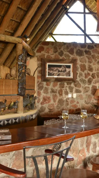 muchenje bar deck botswana yellow zebra safaris