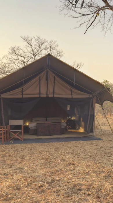 &Beyond Chobe Under Canvas exterior tent