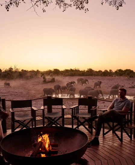 Firepit, Savute Safari Lodge, Savute, Botswana