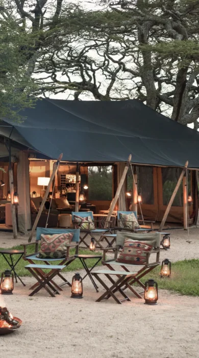 Main area, Songa Migrational Camp, Serengeti, Tanzania