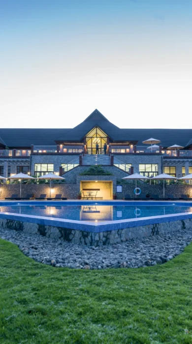 Tanzania lodge exterior