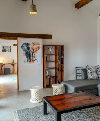 Lounge, Chobe Elephant Camp, Chobe NP, Botswana