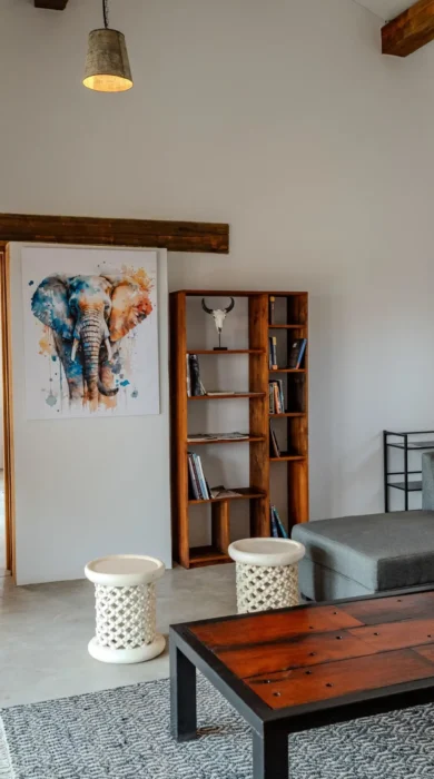 Lounge, Chobe Elephant Camp, Chobe NP, Botswana