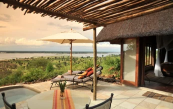 Ngoma Safari Lodge outside botswana yellow zebra safaris