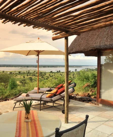 Ngoma Safari Lodge outside botswana yellow zebra safaris