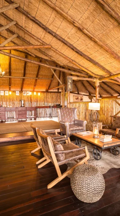 camp savuti botswana lounge yellow zebra safaris