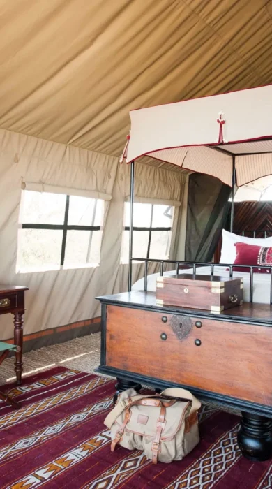 Double Tent, Camp Kalahari, Makgadikgadi Pans, Botswana