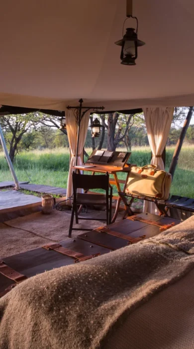 open double tent, Elewana Serengeti Pioneer Camp, the serengeti, tanzania
