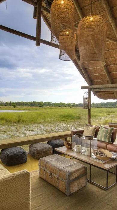 Safari lodge interior