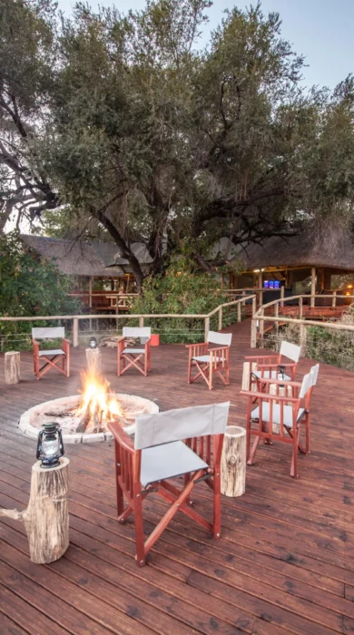 Rra Dinare lodge firepit