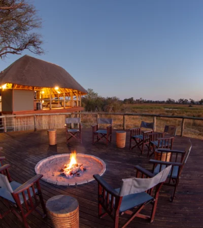 mma dinare camp fire botswana yellow zebra safaris