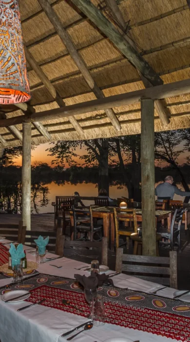 Hyena Pan Camp Dining